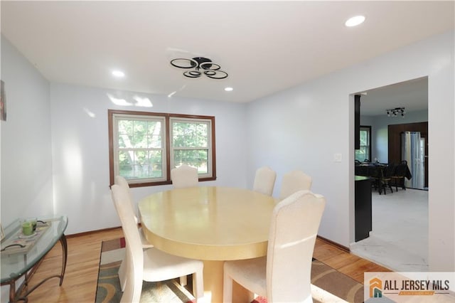 11 Gunpowder Dr, East Brunswick, NJ 08816 - dining space with light wood-style floors and recessed lighting
