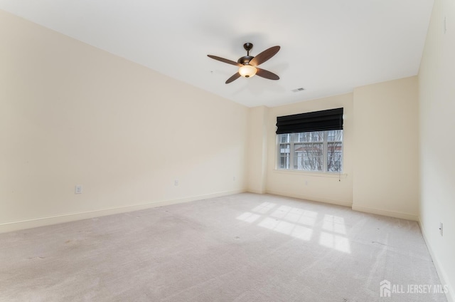 7209 Minuteman Ln, Franklin, NJ 08873 - spare room with a ceiling fan, carpet, and baseboards