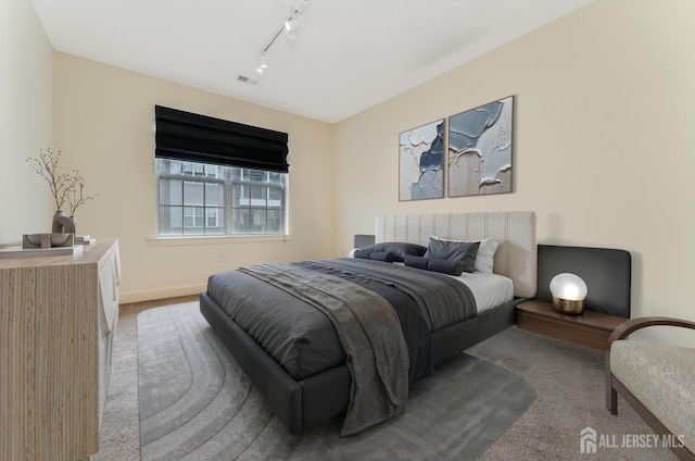 7209 Minuteman Ln, Franklin, NJ 08873 - carpeted bedroom featuring track lighting and baseboards