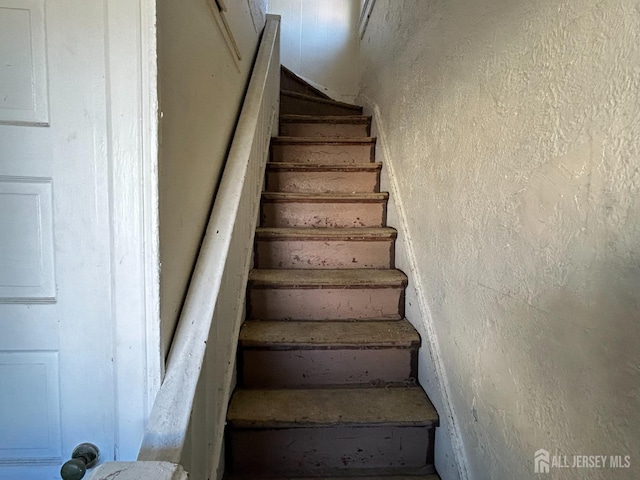 view of staircase