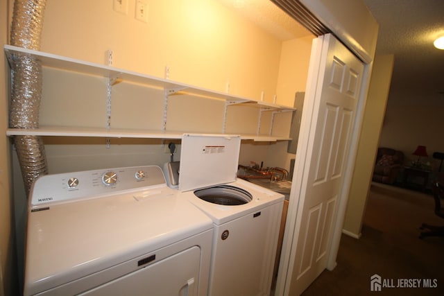 816-C Deal Rd, Monroe, NJ 08831 - laundry area featuring separate washer and dryer