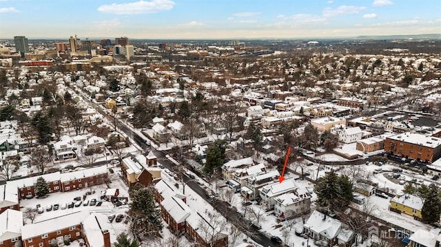 311 Magnolia St, Highland Park, NJ 08904 - view of snowy aerial view