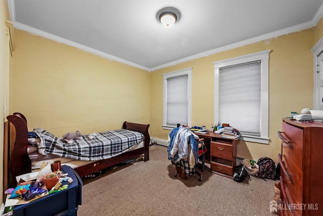 311 Magnolia St, Highland Park, NJ 08904 - bedroom featuring carpet flooring and ornamental molding