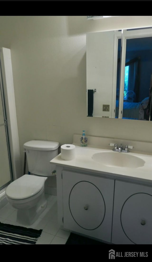 131-C Balsam Plz, Monroe, NJ 08831 - bathroom with vanity and tile patterned flooring
