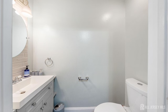 9 Lamberson Ct, Sayreville, NJ 08872 - half bathroom featuring toilet and vanity