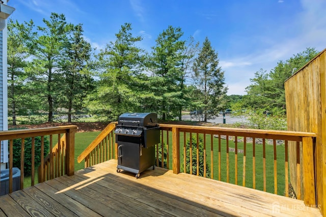 43 Capica Ct, South Amboy, NJ 08879 - deck with a grill and a lawn