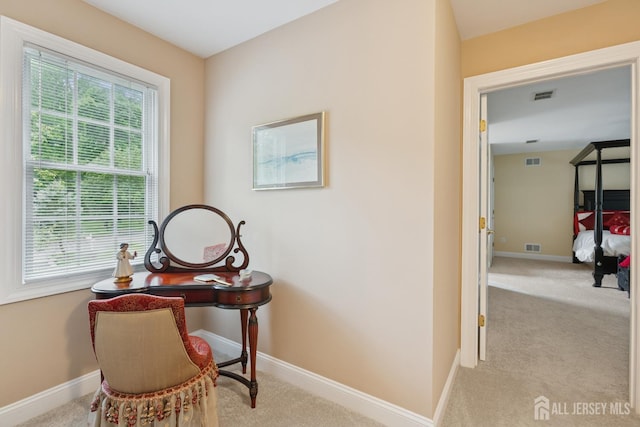 7 Pershing Ct, North Brunswick, NJ 08902 - office area featuring carpet flooring
