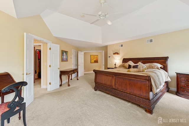 7 Pershing Ct, North Brunswick, NJ 08902 - bedroom with light colored carpet and ceiling fan