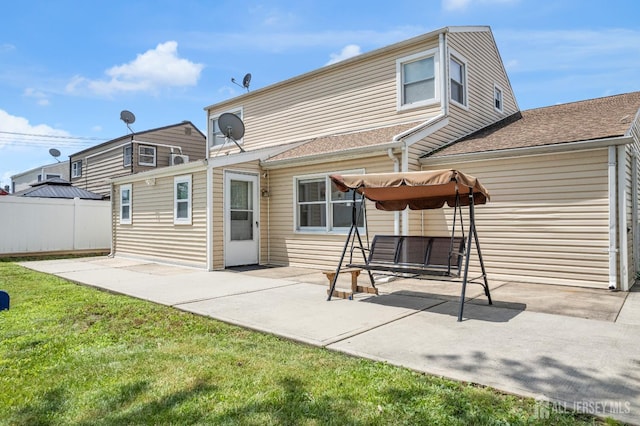 186 Tyler Ave, Iselin, NJ 08830 - back of house with a patio area and a shingled roof