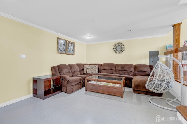 186 Tyler Ave, Iselin, NJ 08830 - living area with crown molding and electric panel