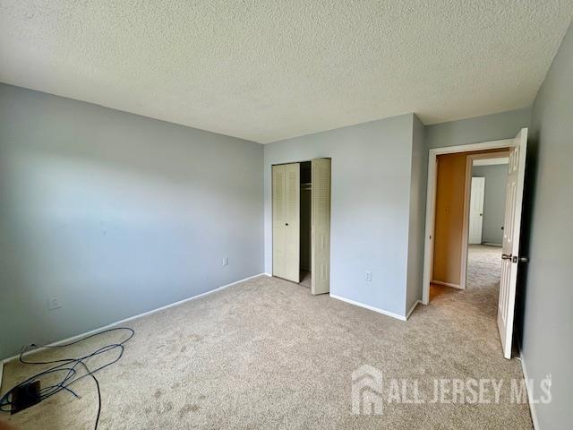 21 Rice Run, East Brunswick, NJ 08816 - unfurnished bedroom featuring carpet, a textured ceiling, and a closet