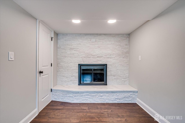 15 Crassas St, Old Bridge, NJ 08879 - detailed view of wood finished floors and a stone fireplace