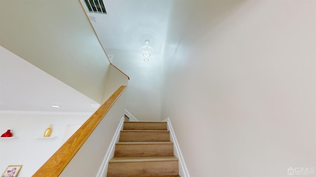 414-D Andover Dr, Monroe, NJ 08831 - stairway featuring baseboards and recessed lighting
