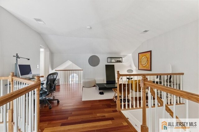 6503 Schindler Dr, South Brunswick, NJ 08852 - office with lofted ceiling and wood finished floors