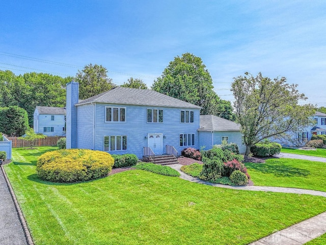 38 Silver Holw, North Brunswick, NJ 08902 - colonial house with a chimney