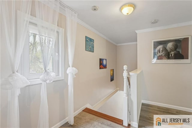 52 State Route 33rd St, Freehold Twp, NJ 07728 - foyer entrance with crown molding and wood finished floors