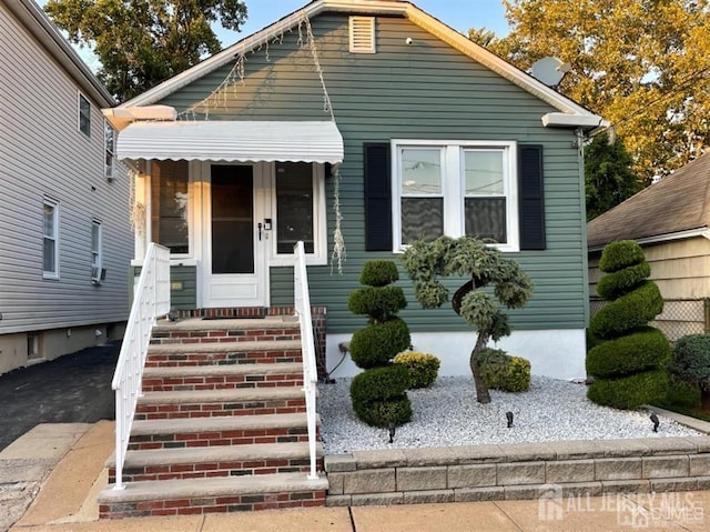 view of bungalow-style house