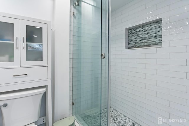 8 Martha Blvd, Sayreville, NJ 08879 - full bathroom featuring toilet and a stall shower