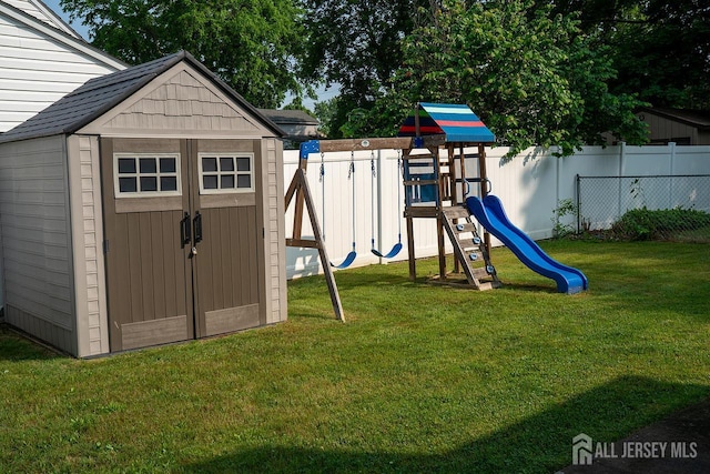 1457 George St Unit 61, Plainfield, NJ 07062 - view of play area with a storage unit