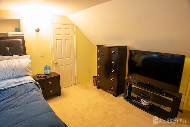 1457 George St Unit 61, Plainfield, NJ 07062 - carpeted bedroom with vaulted ceiling