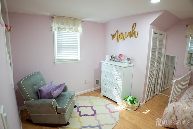 1457 George St Unit 61, Plainfield, NJ 07062 - sitting room featuring light wood-style floors and recessed lighting