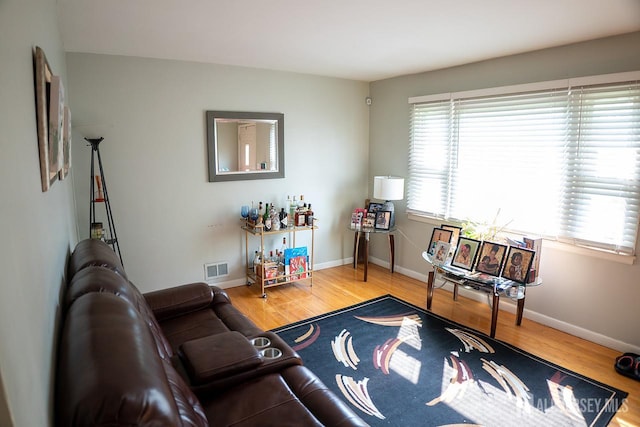 1457 George St Unit 61, Plainfield, NJ 07062 - sitting room with wood finished floors and baseboards
