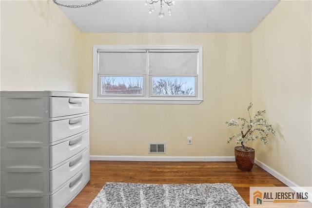 7 Piedmont Dr, Old Bridge, NJ 08857 - bedroom featuring wood finished floors and a chandelier