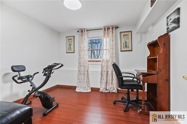 7 Piedmont Dr, Old Bridge, NJ 08857 - home office featuring wood finished floors and baseboards