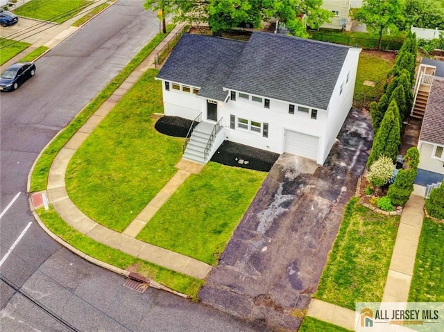 aerial view of property and surrounding area