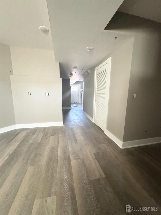 363 Ferris St, South Amboy, NJ 08879 - spare room with baseboards and wood finished floors