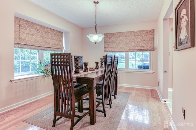 25 Sheffield Ct, North Brunswick, NJ 08902 - dining space featuring light wood-type flooring and a textured ceiling