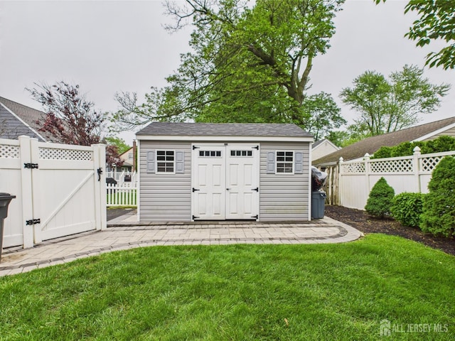 218 Washington Ave, Matawan, NJ 07747 - view of shed with a gate