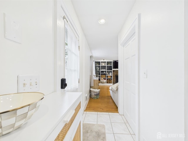 218 Washington Ave, Matawan, NJ 07747 - bathroom featuring tile patterned floors and recessed lighting