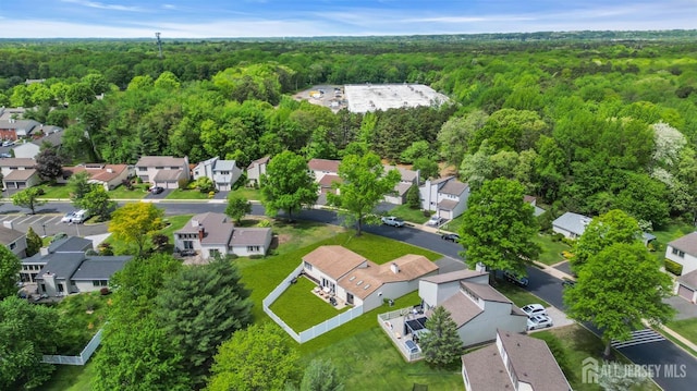218 Community Cir, Old Bridge, NJ 08857 - aerial view of residential area with a heavily wooded area