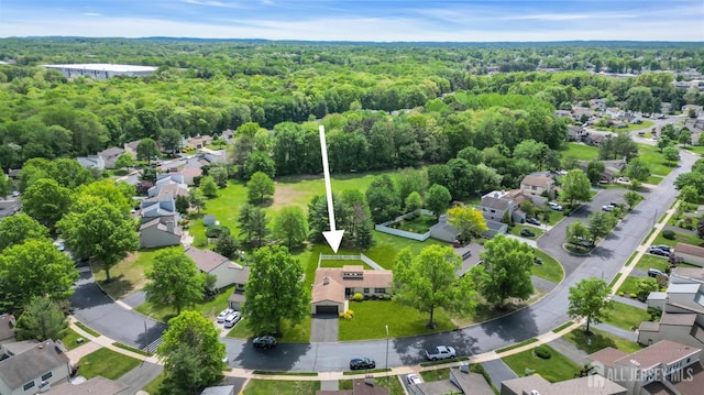 218 Community Cir, Old Bridge, NJ 08857 - aerial view of residential area with a forest
