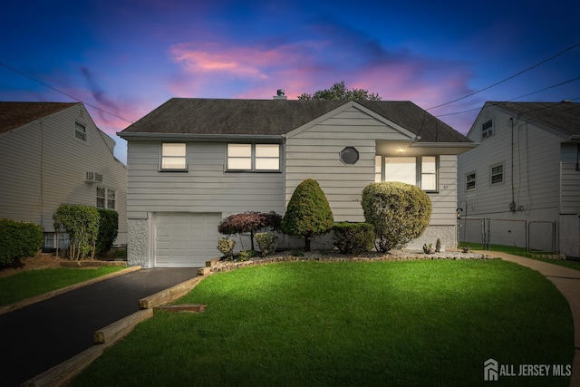 82 Mercer St, Menlo Park Terrace, NJ 08840 - view of front of home with asphalt driveway, roof with shingles, and a garage