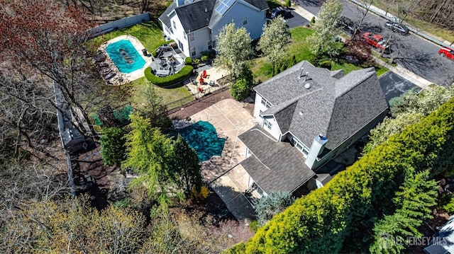 drone / aerial view