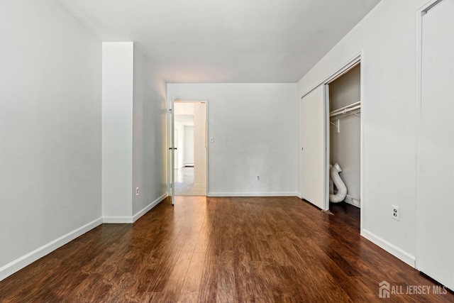 18 Lake Ave Unit 8A, East Brunswick, NJ 08816 - unfurnished bedroom featuring wood finished floors and a closet