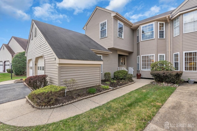 multi unit property with an attached garage