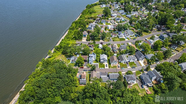 76 Woodland Dr, Keyport, NJ 07735 - view of property location featuring a large body of water and nearby suburban area