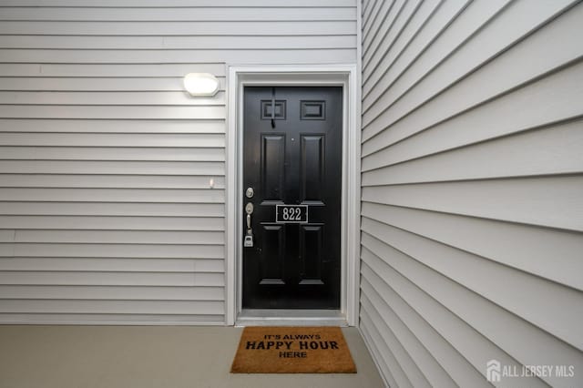 view of entrance to property