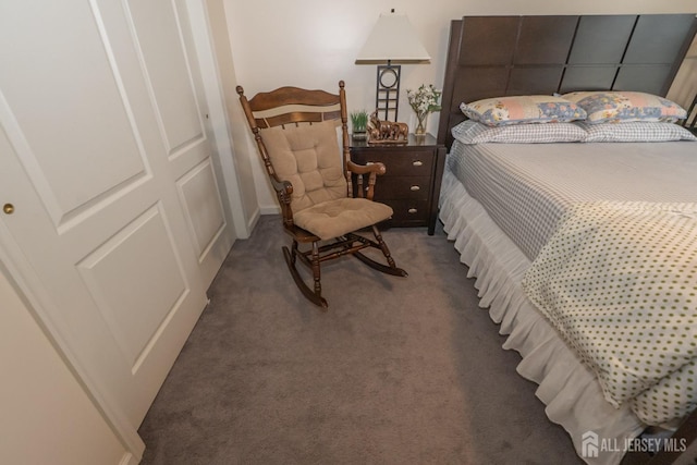 bedroom featuring carpet flooring