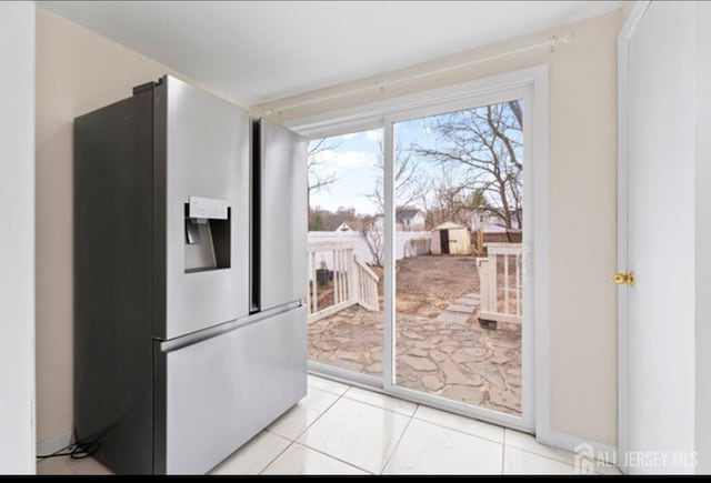 5 Warren St, Jamesburg, NJ 08831 - doorway with light tile patterned floors