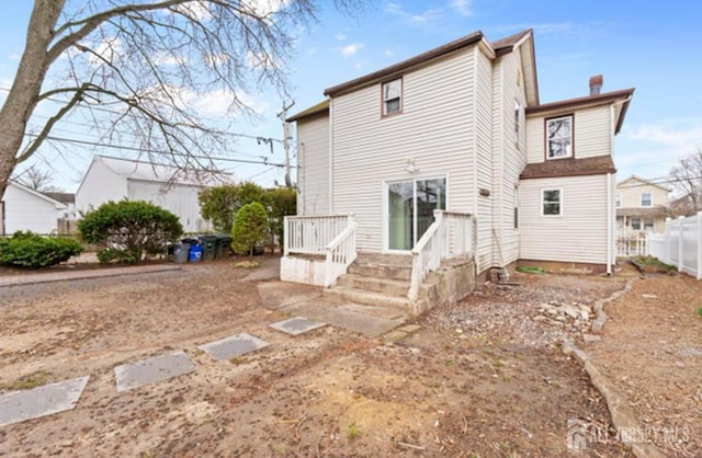 5 Warren St, Jamesburg, NJ 08831 - rear view of property