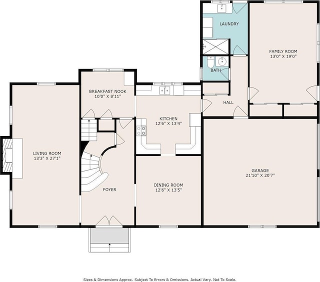 730 Old Post Rd, Edison, NJ 08817 - view of home floor plan