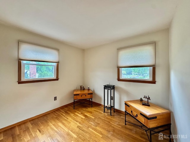 2 Jayne St, Old Bridge, NJ 08857 - living area featuring plenty of natural light, light wood-type flooring, and baseboards