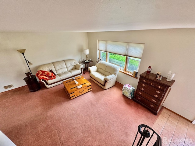 2 Jayne St, Old Bridge, NJ 08857 - living area featuring light colored carpet and light tile patterned floors