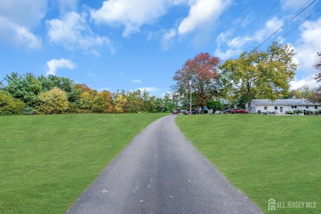 view of road