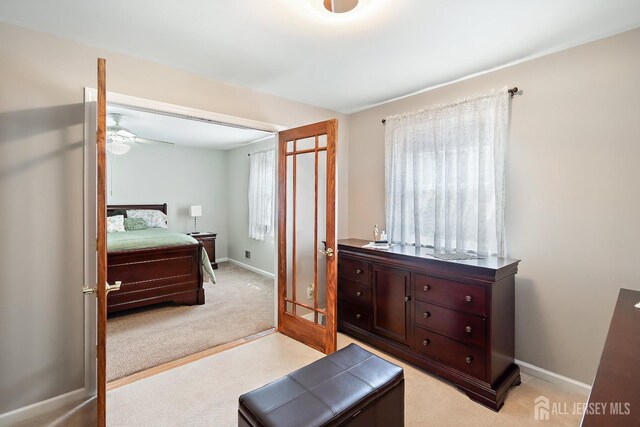 217 Fred Allen Dr, South Plainfield, NJ 07080 - bedroom featuring light carpet and baseboards