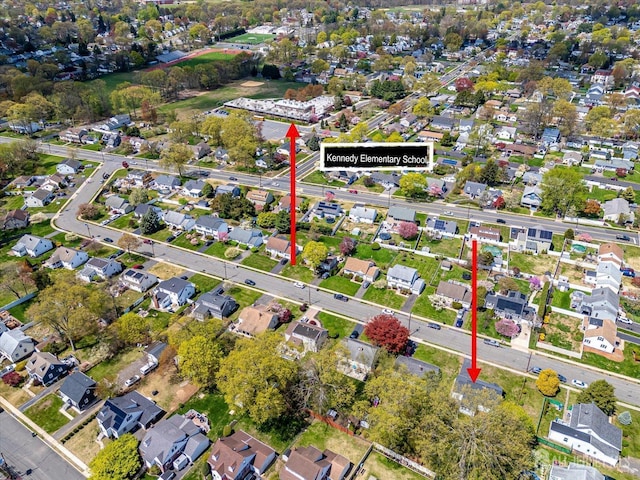bird's eye view featuring a residential view